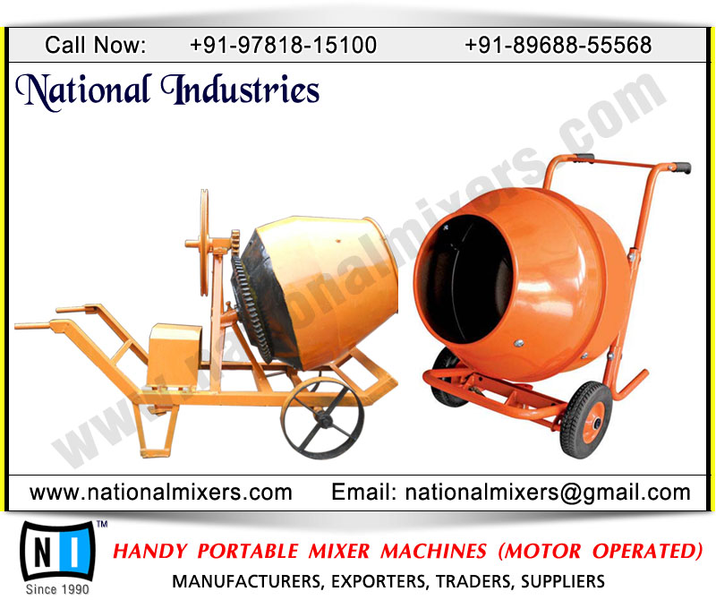 Handy Portable Mixer Machines Motor Operated Manufacturers Exporters in Ludhiana punjab India