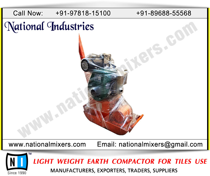 light weight earth compactor for tiles use