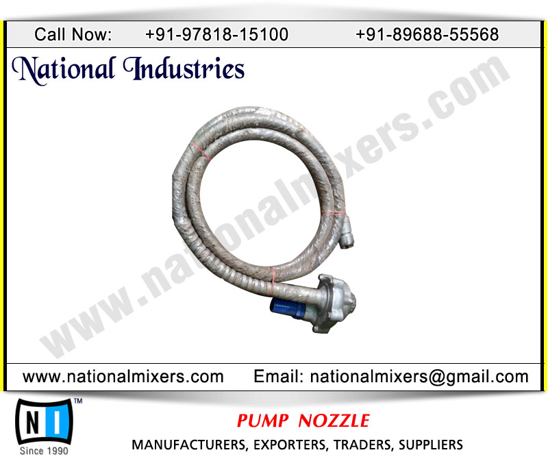 pump nozzle concrete vibrators