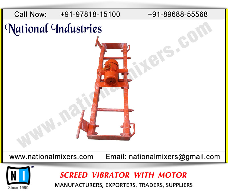 screed vibrators with motor