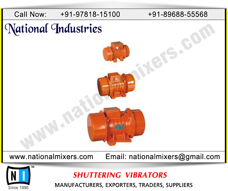 shuttering vibrators