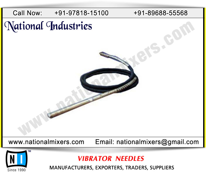vibrator needles concrete vibrators